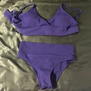 Romwe bikini size M blue/purple